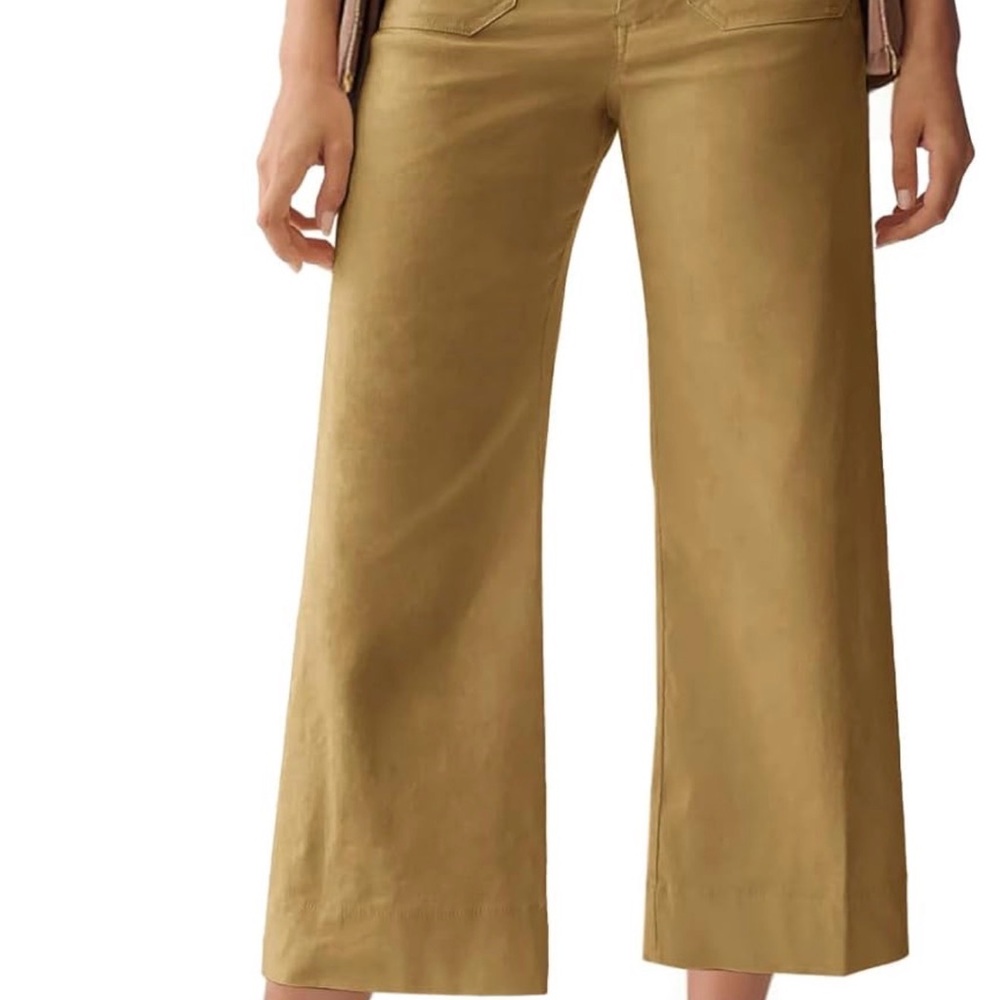 Stylish Wide-Leg Tan Pants for Women